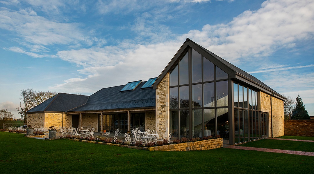 Outside Orchard Barn Wedding Venue